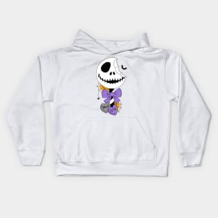 Jack Skellington Lollipop Meant to be Type 1 Large Print Kids Hoodie